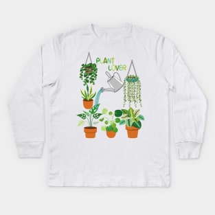 Plant Lover Kids Long Sleeve T-Shirt